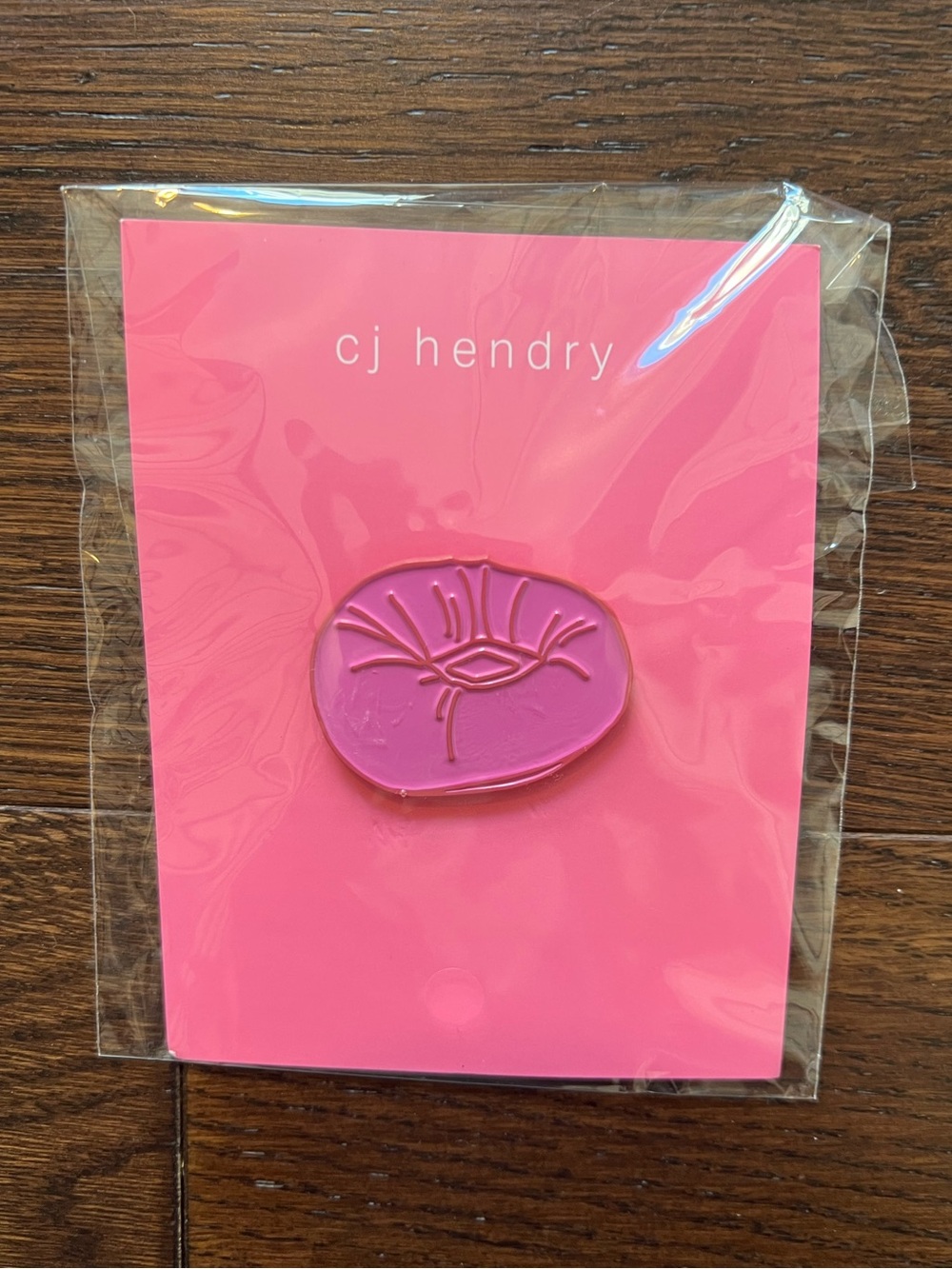 CJ Hendry Pink Chair Lapel Pin